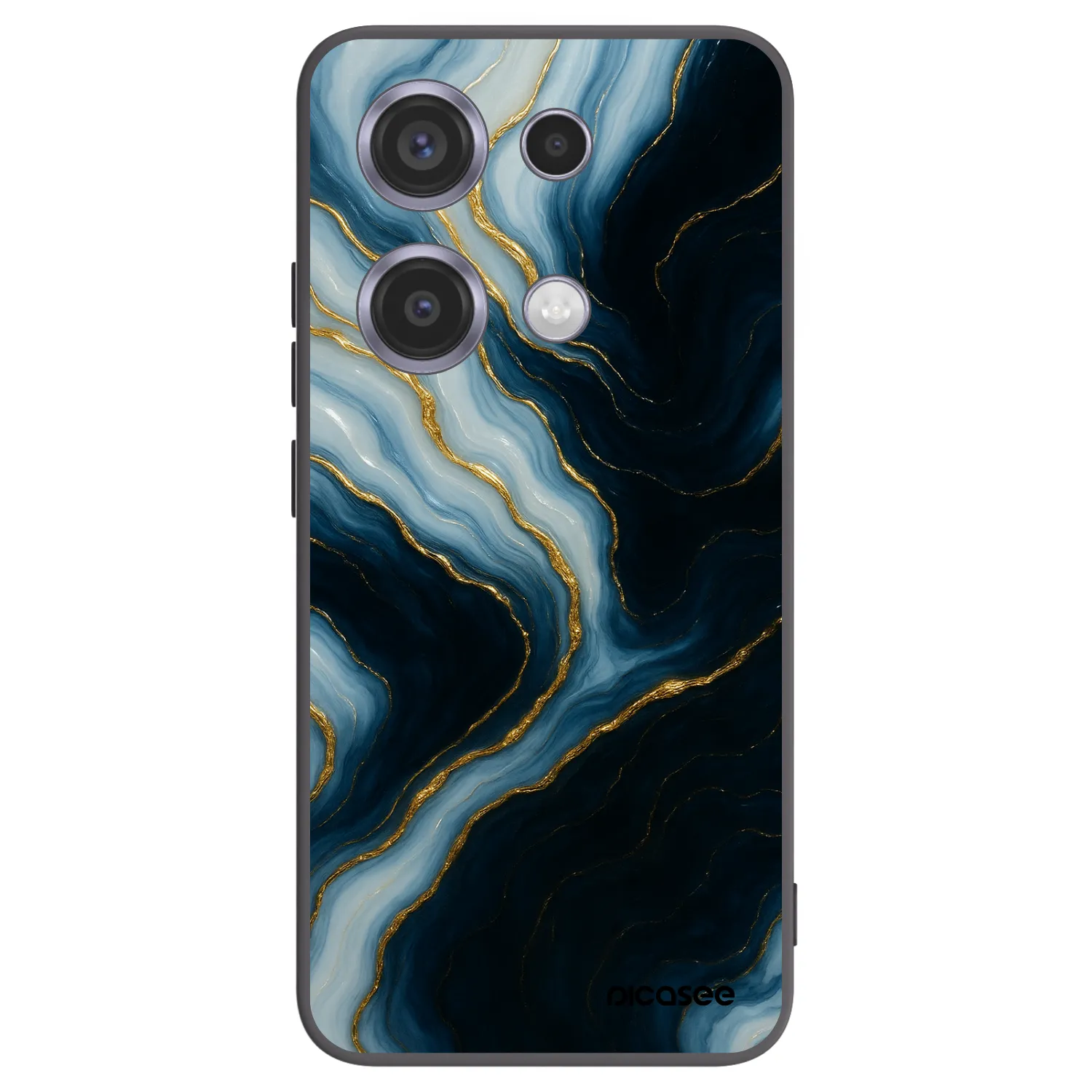 Picasee crna silikonska maskica za Xiaomi Redmi Note 14S - Luna