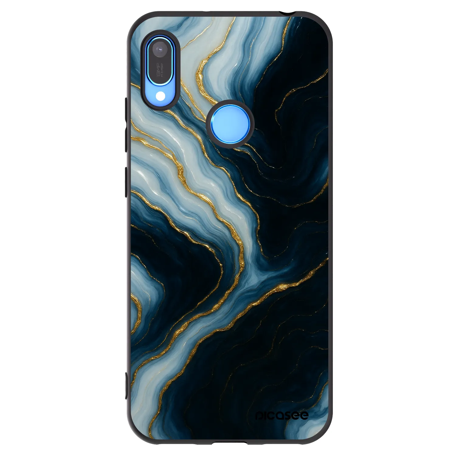 Picasee crna silikonska maskica za Huawei Y6 2019 - Luna