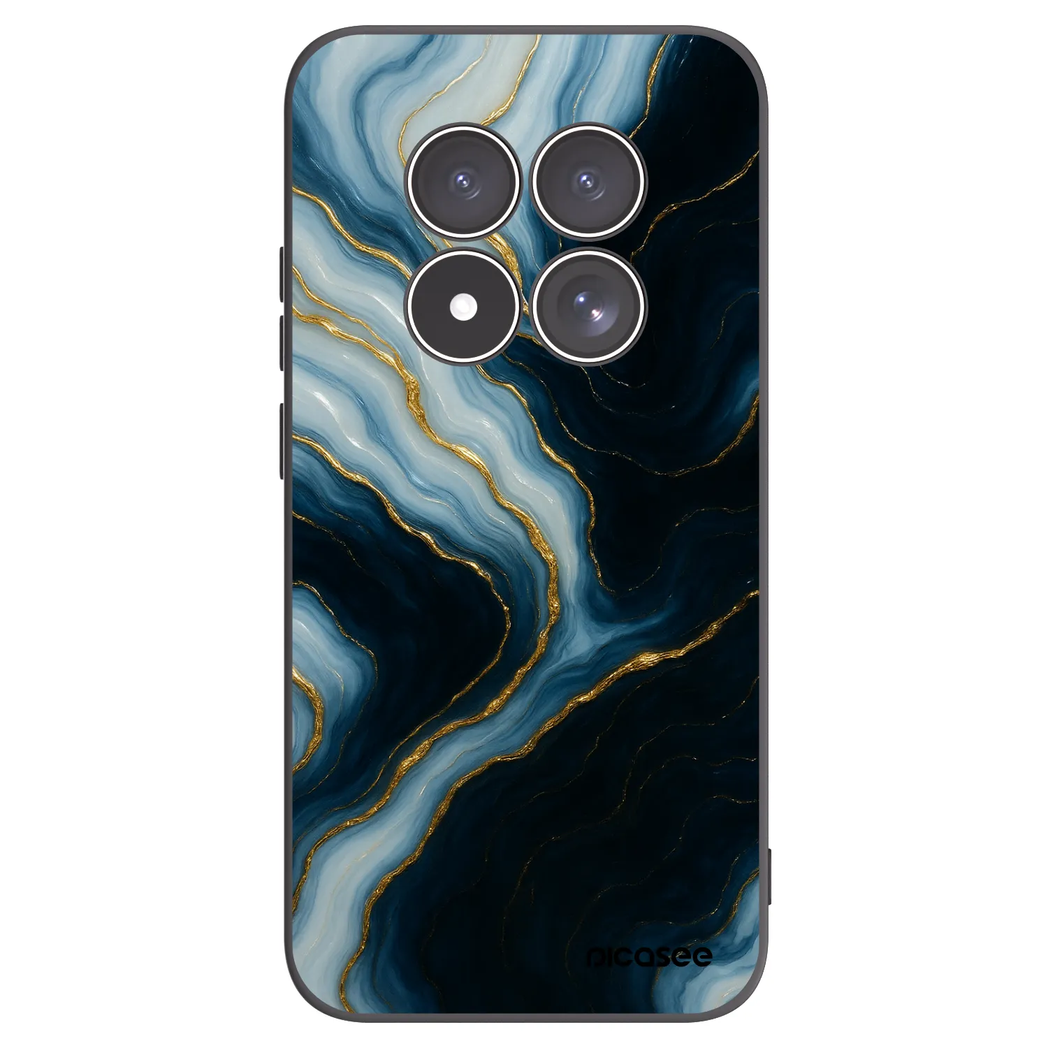 Picasee crna silikonska maskica za Xiaomi Redmi Note 15 Pro 4G - Luna