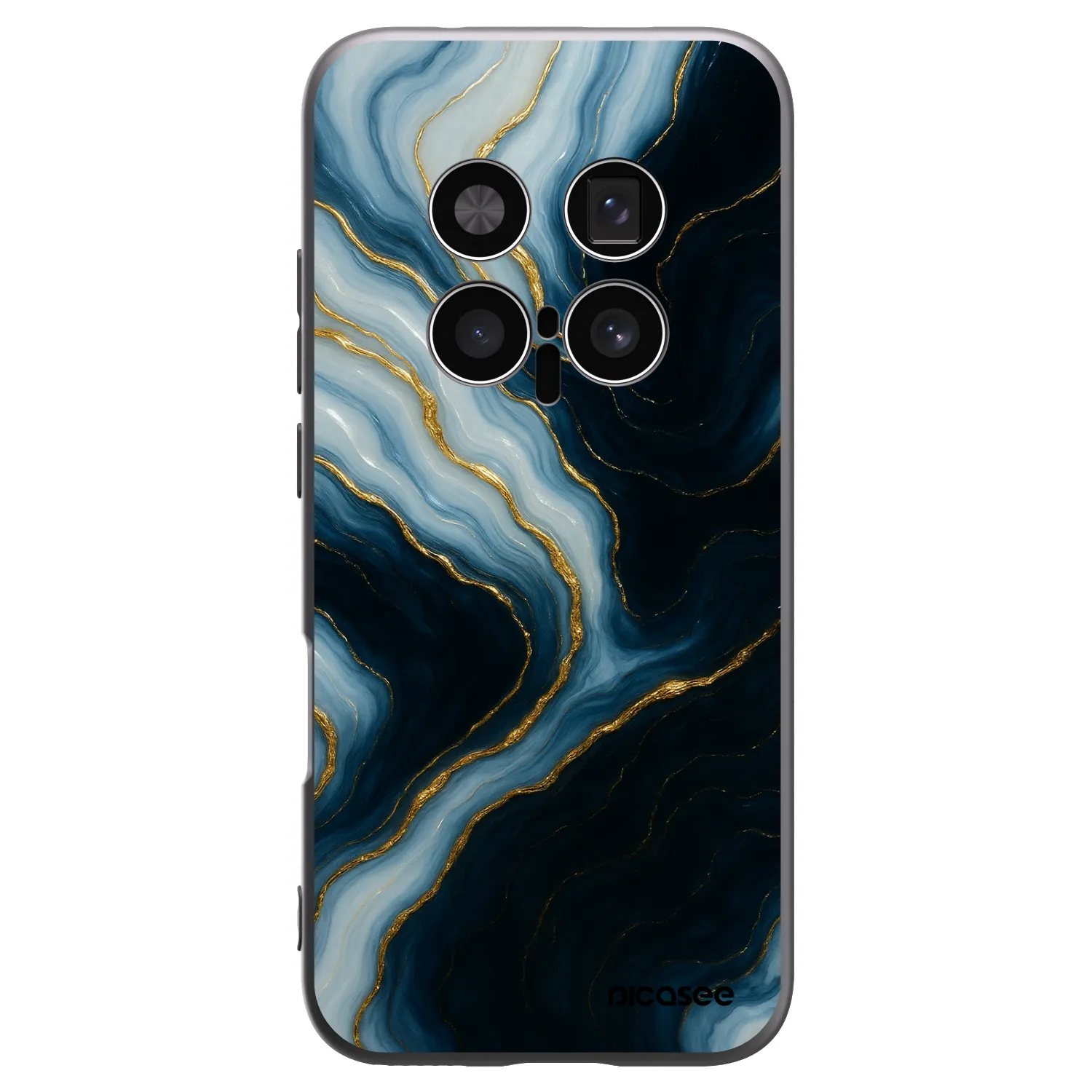Picasee crna silikonska maskica za Honor Magic8 Pro 5G - Luna