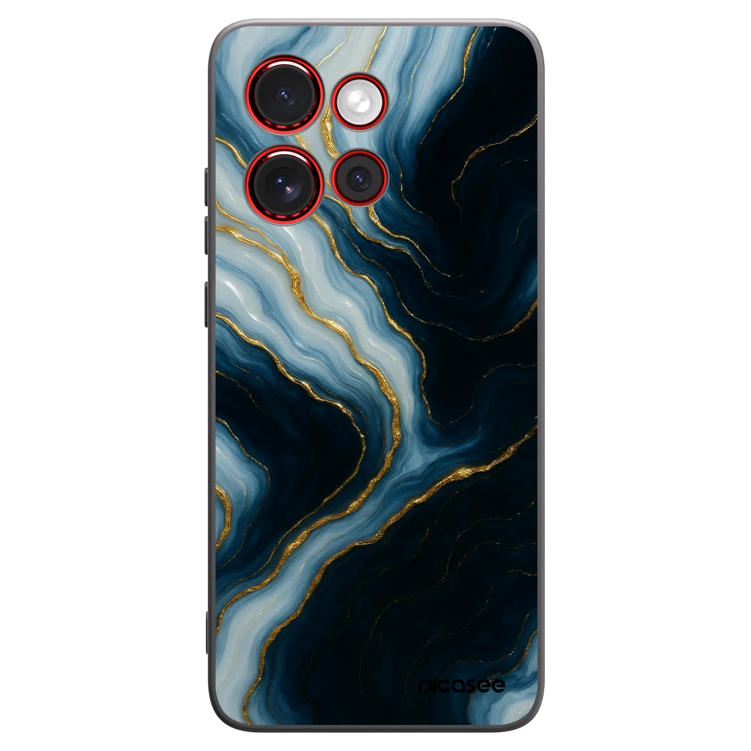 Picasee crna silikonska maskica za Motorola Edge 60 Neo 5G - Luna