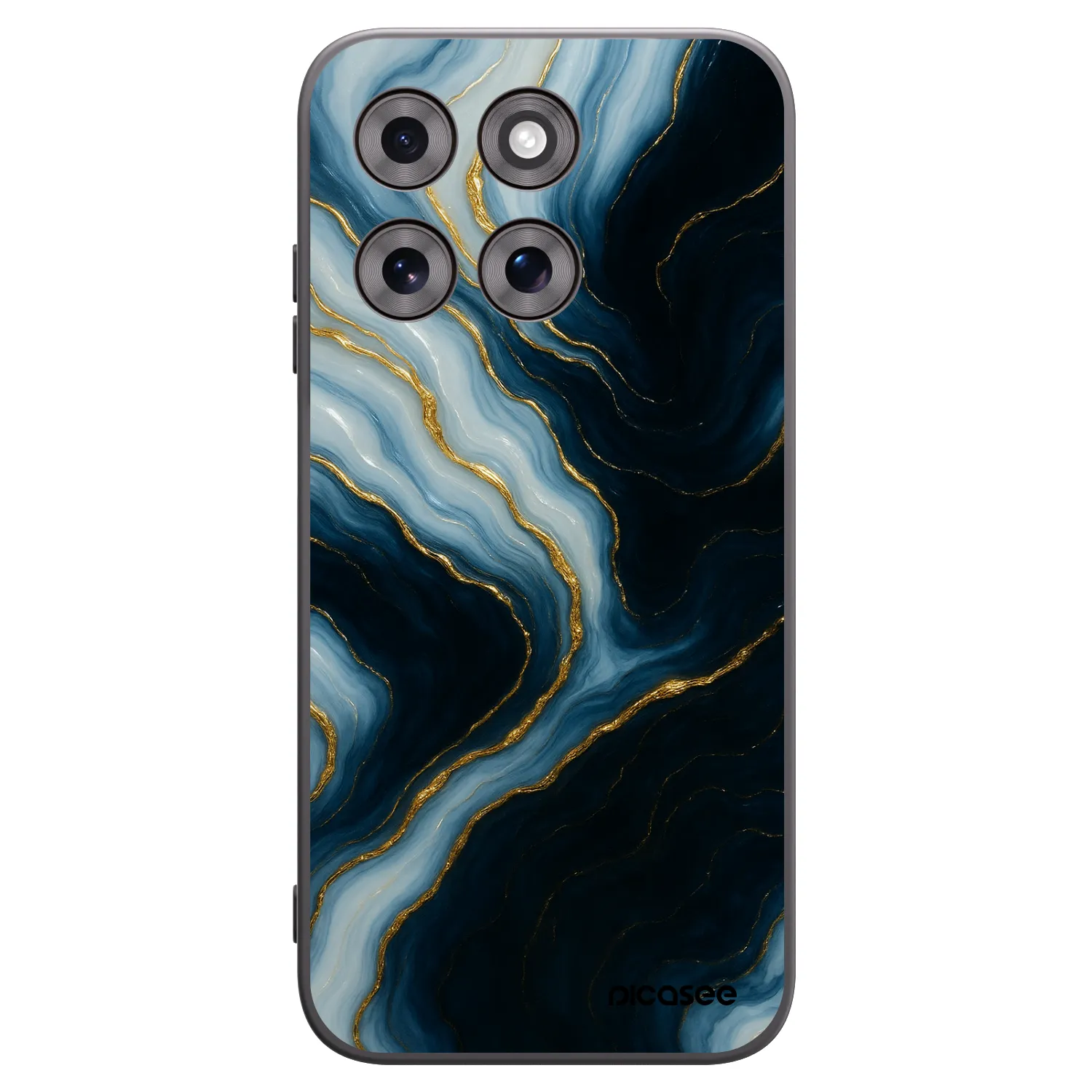 Picasee crna silikonska maskica za Motorola Moto G77 - Luna