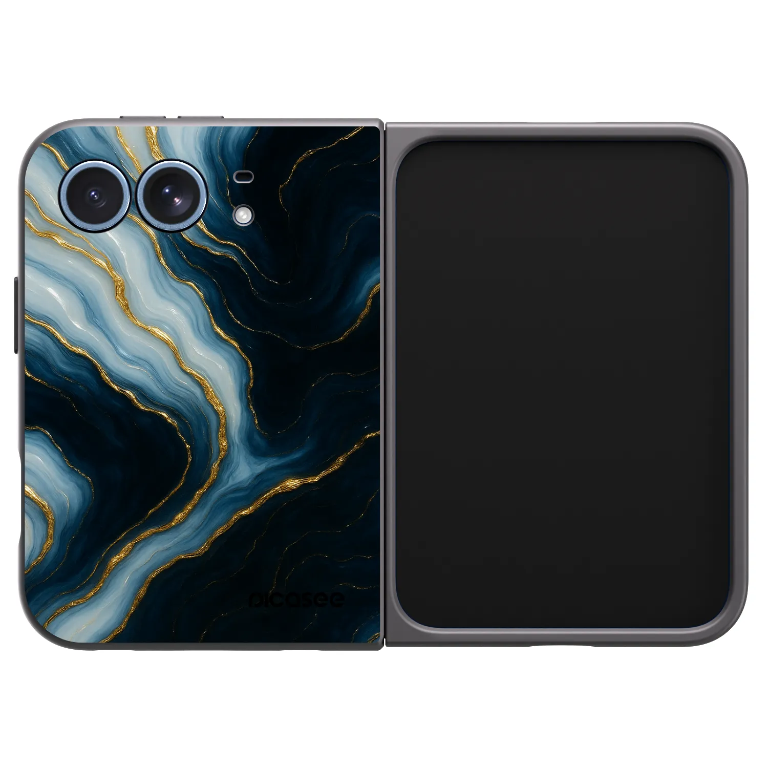 Picasee crna silikonska maskica za Apple iPhone Ultra - Luna