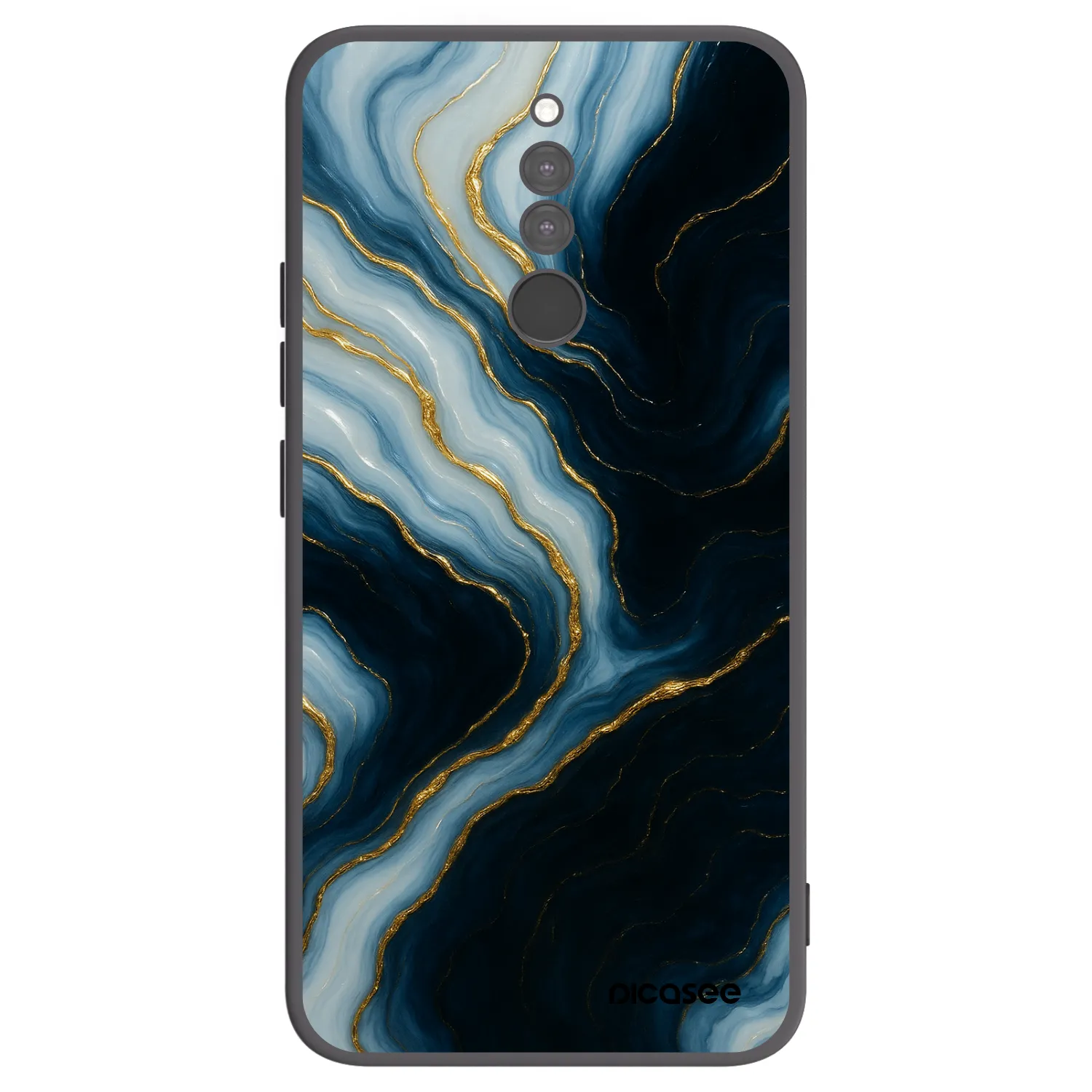 Picasee crna silikonska maskica za Xiaomi Redmi 8 - Luna