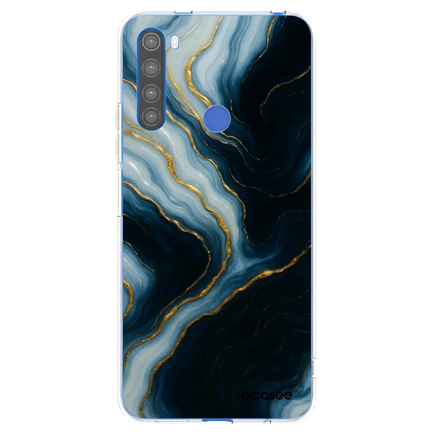 Picasee silikonska prozirna maskica za Xiaomi Redmi Note 8T - Luna