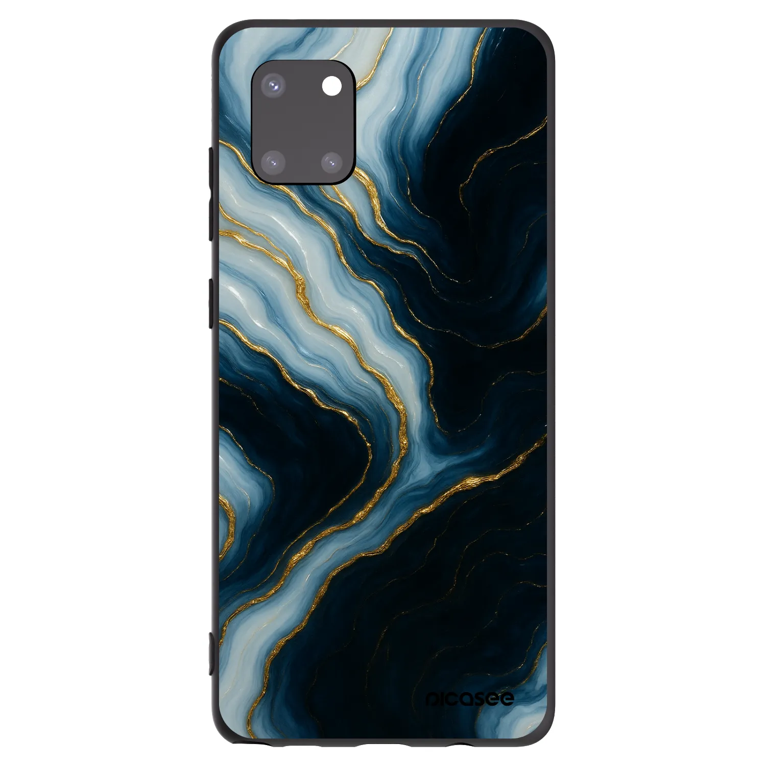 Picasee crna silikonska maskica za Samsung Galaxy Note 10 Lite N770F - Luna