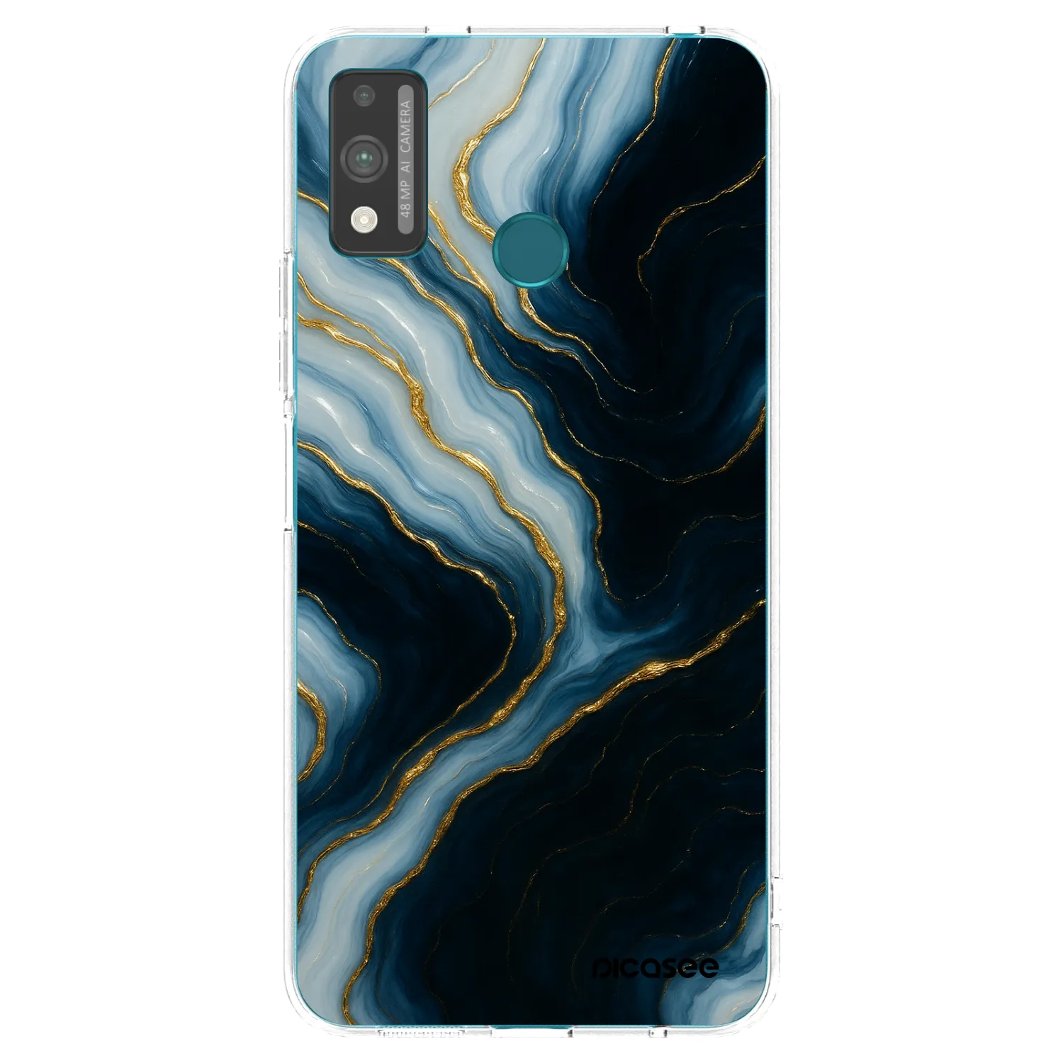 Picasee silikonska prozirna maskica za Honor 9X Lite - Luna
