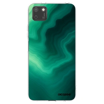 Picasee silikonska prozirna maskica za Huawei Y5P - Malachite