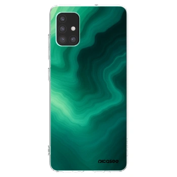 Picasee silikonska prozirna maskica za Samsung Galaxy M51 M515F - Malachite