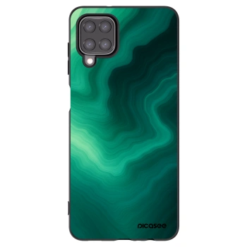 Picasee crna silikonska maskica za Samsung Galaxy A12 A125F - Malachite