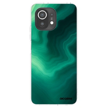 Picasee silikonska prozirna maskica za Xiaomi Mi 11 - Malachite