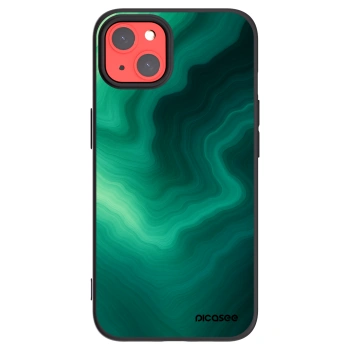 Picasee crna silikonska maskica za Apple iPhone 13 - Malachite