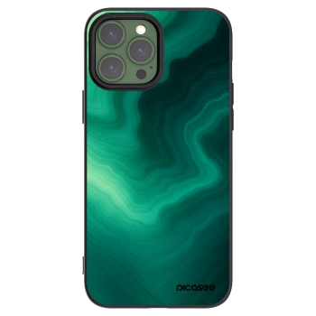 Picasee crna silikonska maskica za Apple iPhone 13 Pro Max - Malachite