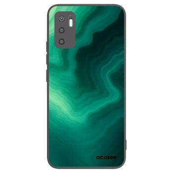 Picasee crna silikonska maskica za Xiaomi Redmi Note 10 5G - Malachite
