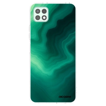 Picasee silikonska prozirna maskica za Samsung Galaxy A22 A226B 5G - Malachite