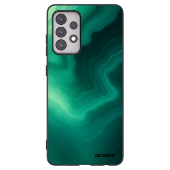 Picasee crna silikonska maskica za Samsung Galaxy A52s 5G A528B - Malachite