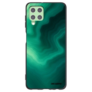 Picasee crna silikonska maskica za Samsung Galaxy A22 A225F 4G - Malachite