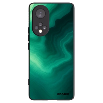 Picasee crna silikonska maskica za Honor 50 5G - Malachite