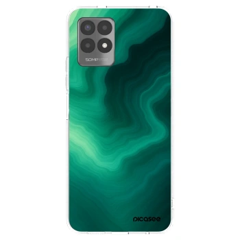 Picasee silikonska prozirna maskica za Realme 8i - Malachite