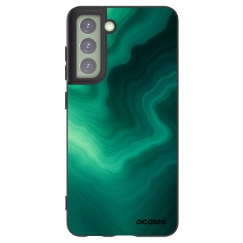 Picasee crna silikonska maskica za Samsung Galaxy S21 FE 5G - Malachite