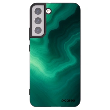 Picasee crna silikonska maskica za Samsung Galaxy S22+ 5G - Malachite