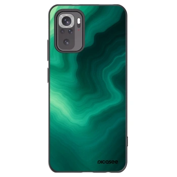 Picasee crna silikonska maskica za Xiaomi Redmi Note 11S 4G - Malachite