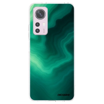 Picasee silikonska prozirna maskica za Xiaomi 12 - Malachite