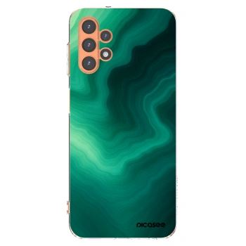 Picasee silikonska prozirna maskica za Samsung Galaxy A13 4G A135 - Malachite