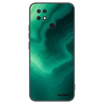 Picasee crna silikonska maskica za Xiaomi Redmi 10C - Malachite