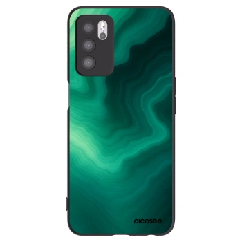 Picasee crna silikonska maskica za OPPO A16s - Malachite