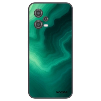 Picasee crna silikonska maskica za Xiaomi Poco X5 - Malachite