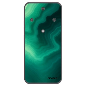 Picasee crna silikonska maskica za Honor Magic5 Lite 5G - Malachite