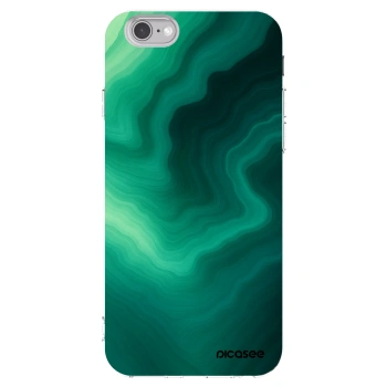 Picasee silikonska prozirna maskica za Apple iPhone 6/6S - Malachite