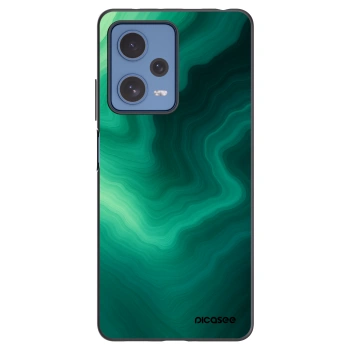 Picasee crna silikonska maskica za Xiaomi Redmi Note 12 Pro 5G - Malachite