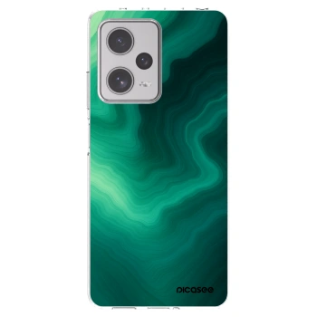Picasee silikonska prozirna maskica za Xiaomi Redmi Note 12 Pro+ 5G - Malachite