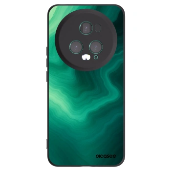 Picasee crna silikonska maskica za Honor Magic5 Pro - Malachite