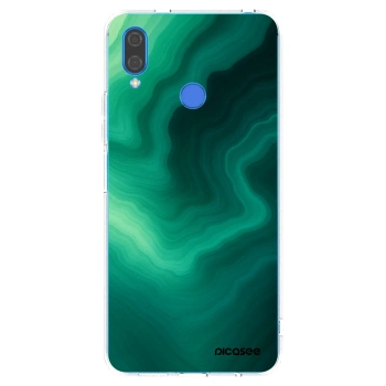 Picasee silikonska prozirna maskica za Huawei Nova 3 - Malachite