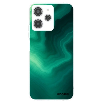 Picasee silikonska prozirna maskica za Xiaomi Redmi 12 4G - Malachite