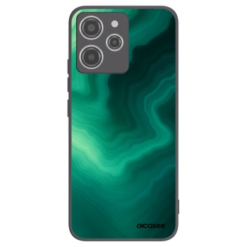Picasee crna silikonska maskica za Xiaomi Redmi 12 4G - Malachite