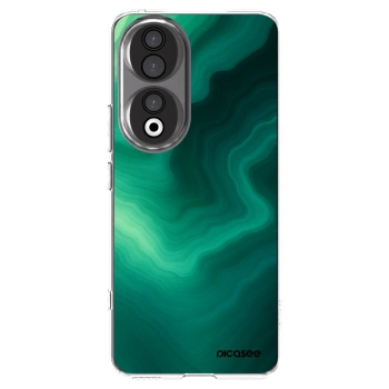 Picasee silikonska prozirna maskica za Honor 90 5G - Malachite