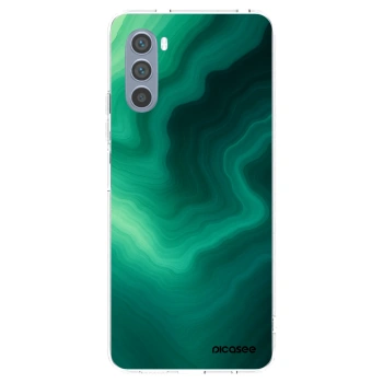 Picasee silikonska prozirna maskica za Motorola Moto G62 - Malachite