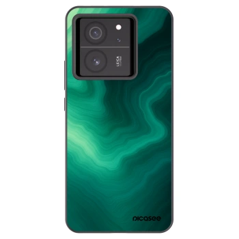Picasee crna silikonska maskica za Xiaomi 13T Pro - Malachite