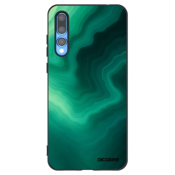Picasee crna silikonska maskica za Huawei P20 Pro - Malachite