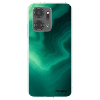 Picasee silikonska prozirna maskica za Honor X7a - Malachite