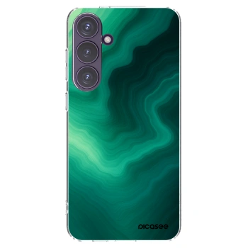 Picasee silikonska prozirna maskica za Samsung Galaxy S24+ S926B 5G - Malachite