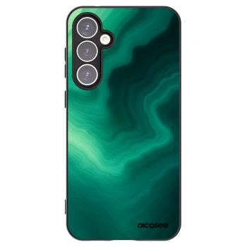 Picasee crna silikonska maskica za Samsung Galaxy S23 FE S711B - Malachite