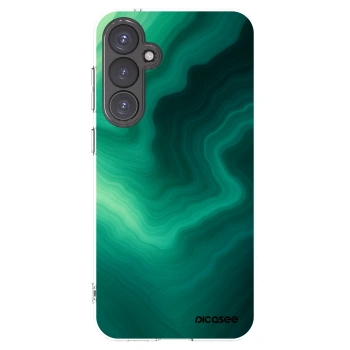 Picasee silikonska prozirna maskica za Samsung Galaxy S23 FE S711B - Malachite