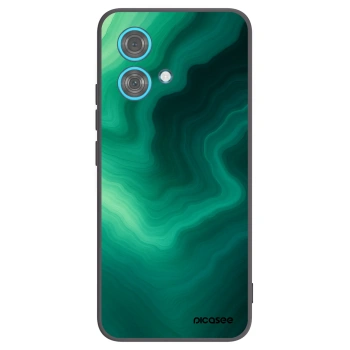 Picasee crna silikonska maskica za Motorola Edge 40 Neo - Malachite