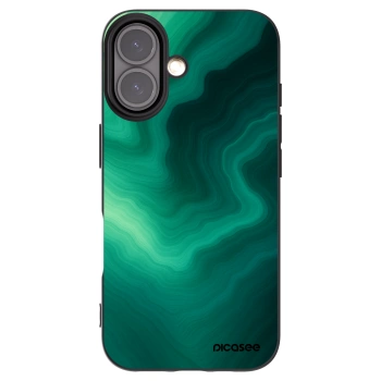Picasee crna silikonska maskica za Apple iPhone 16 - Malachite