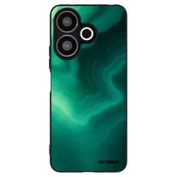 Picasee crna silikonska maskica za Xiaomi Redmi 13 4G - Malachite